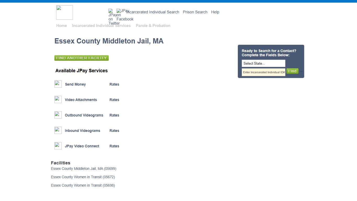 Essex County Middleton Jail, MA